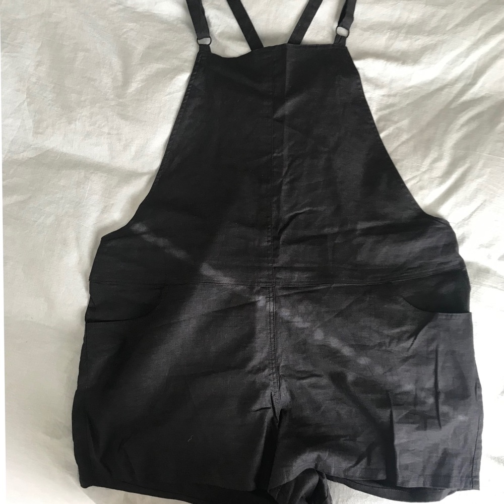 Torrid Cotton Stretch Overall Shorts